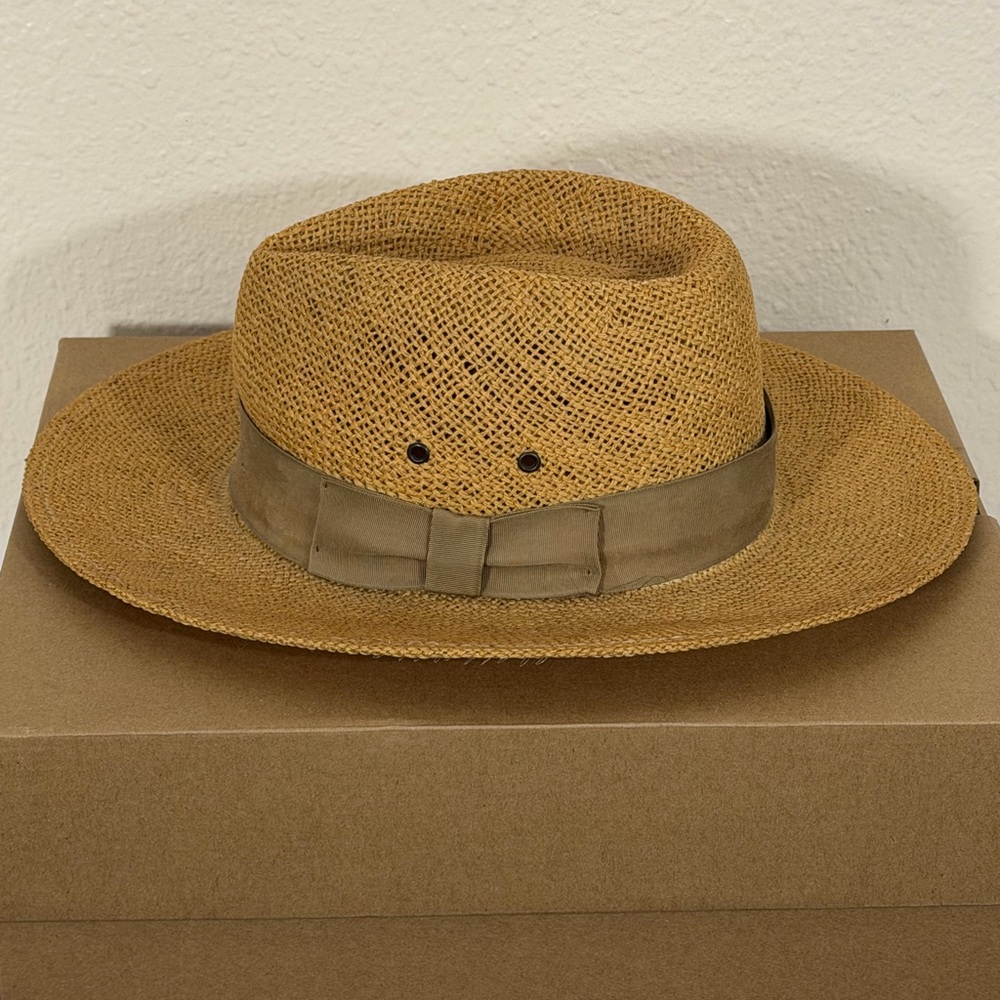 Vintage Pendleton Brown Straw Hat - image 3